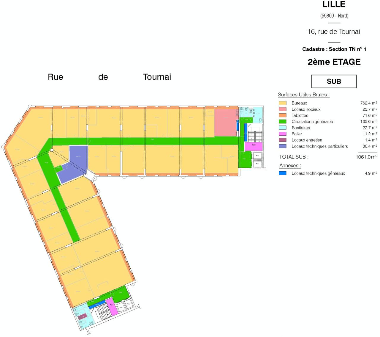 Bureau Lille 1459m² Location bureau Lille Nord OLBUR2114234 14